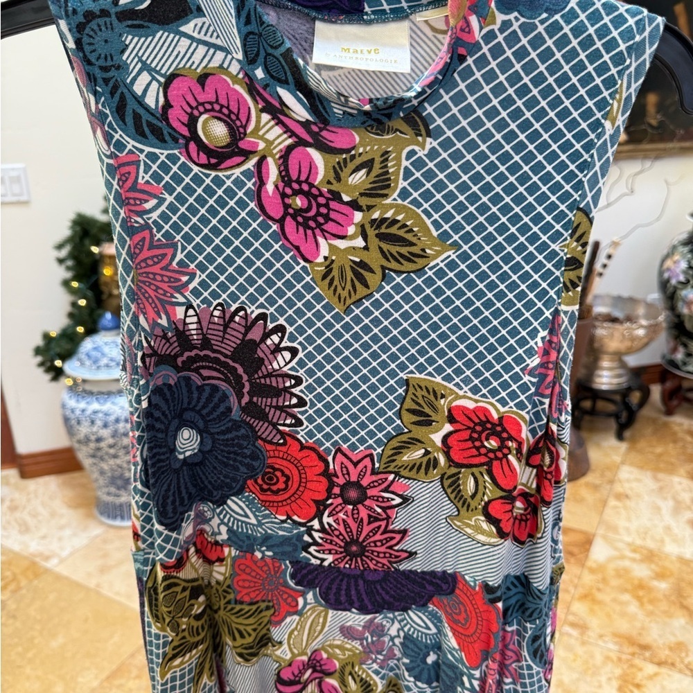 Floral Sleeveless Dress - Multicolor - Picture 4 of 11